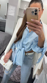 ELEGANCE KNOT BLUSE