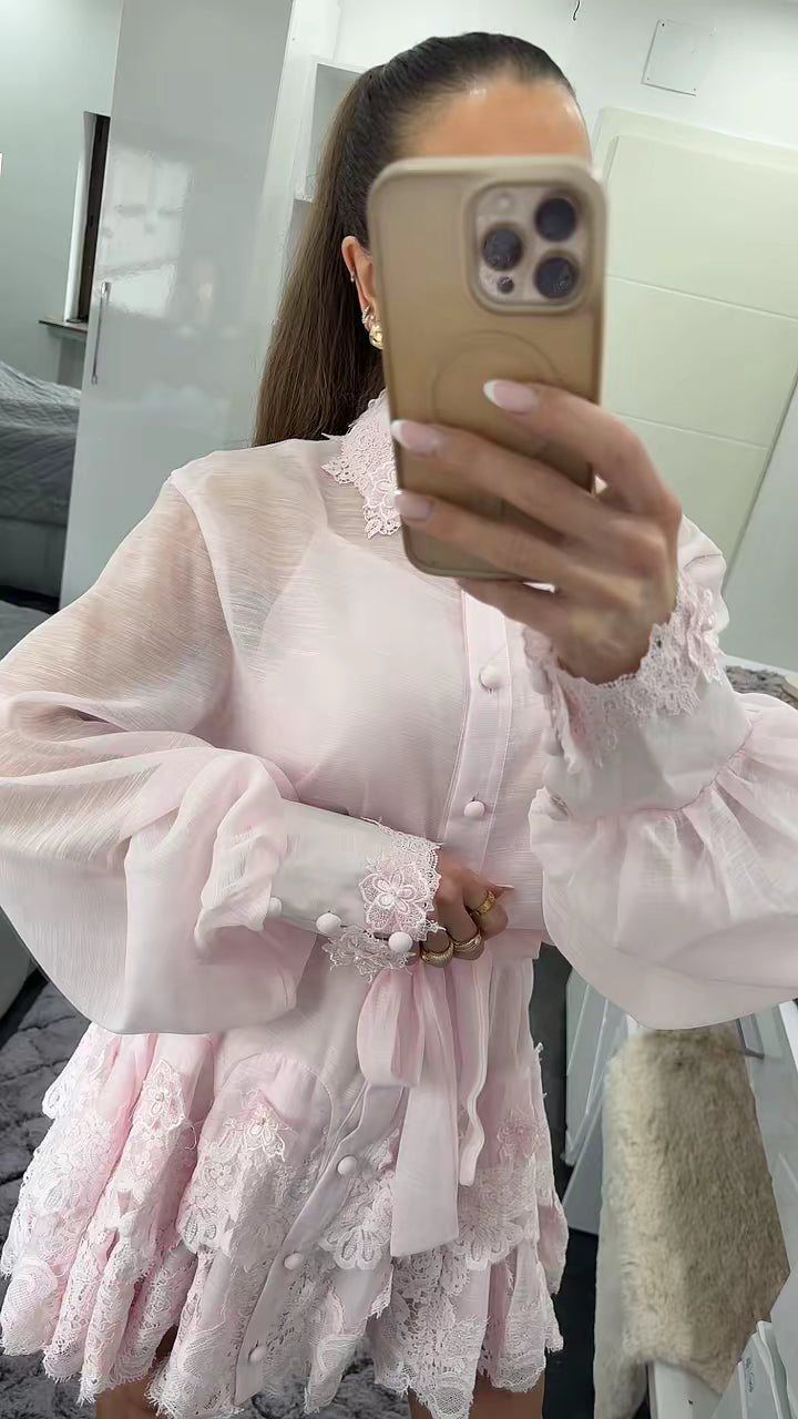 DIVINE LACE COUTURE DRESS
