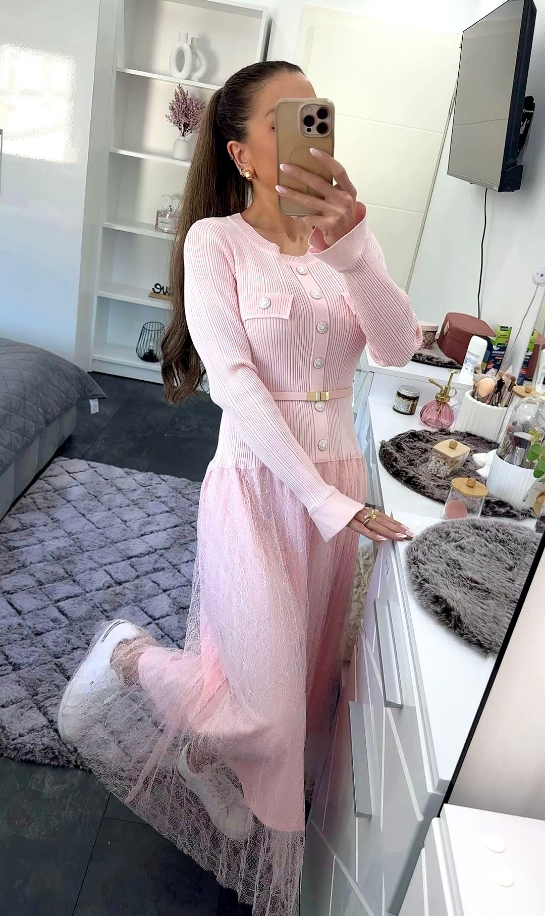 BELLA ROSA MIDIDRESS