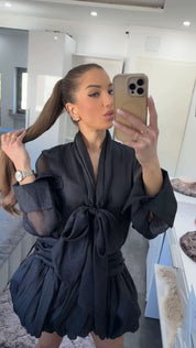 NOIR ELEGANZÈ DRESS