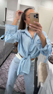 ELEGANCE KNOT BLUSE