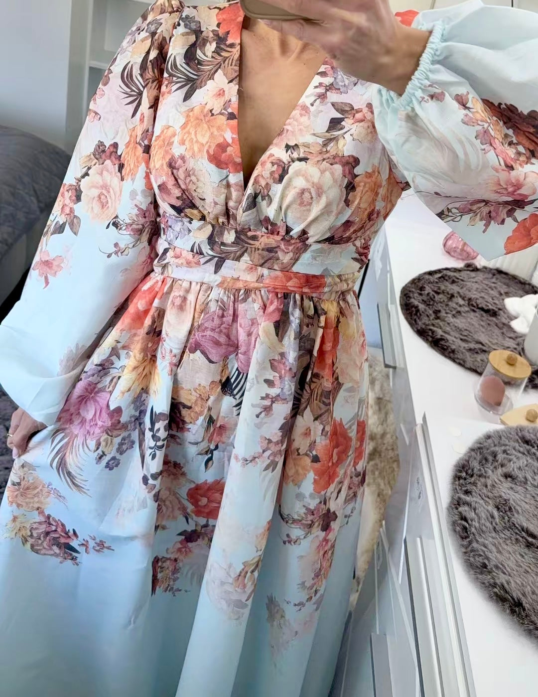 SERAPHINA FLORAL MAXI DRESS