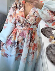 SERAPHINA FLORAL MAXI DRESS