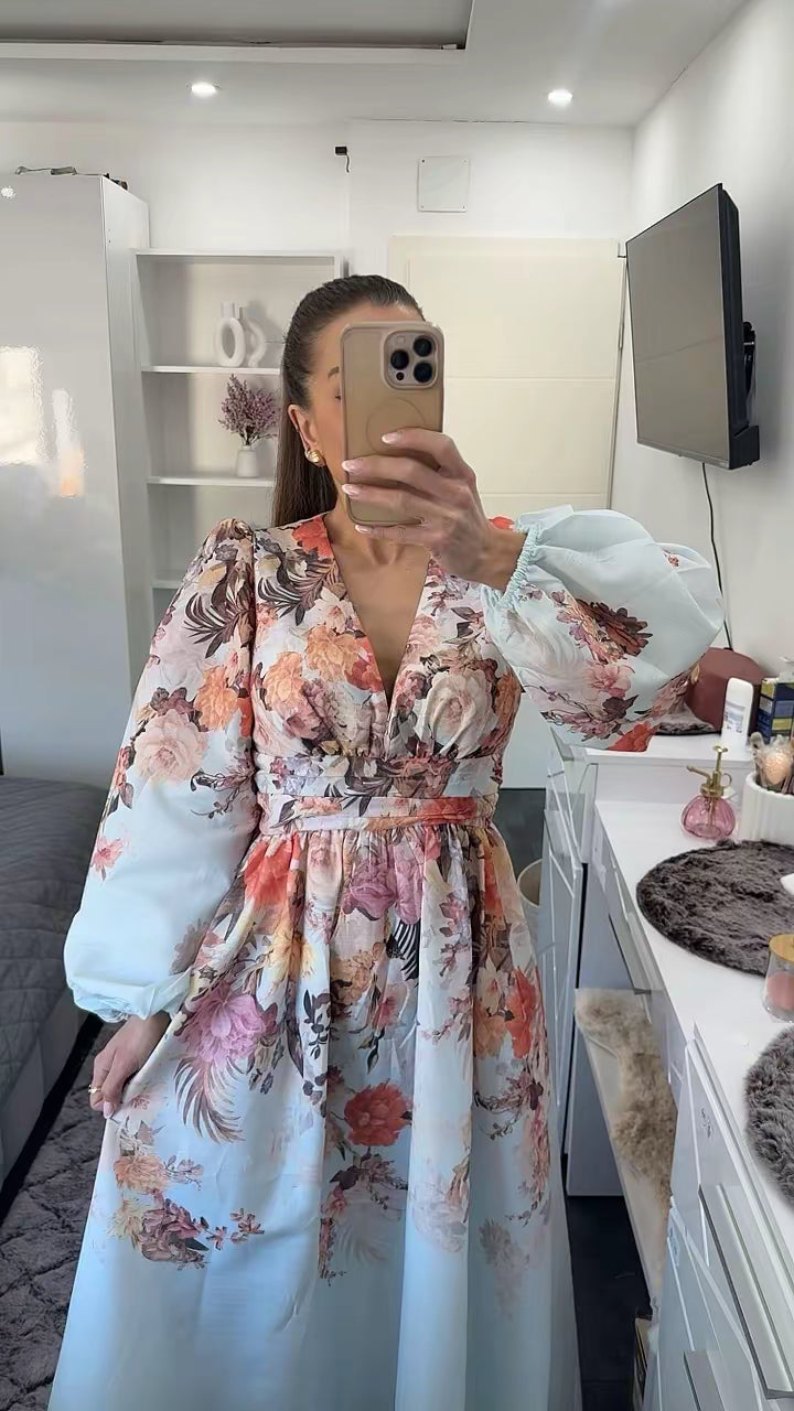 SERAPHINA FLORAL MAXI DRESS
