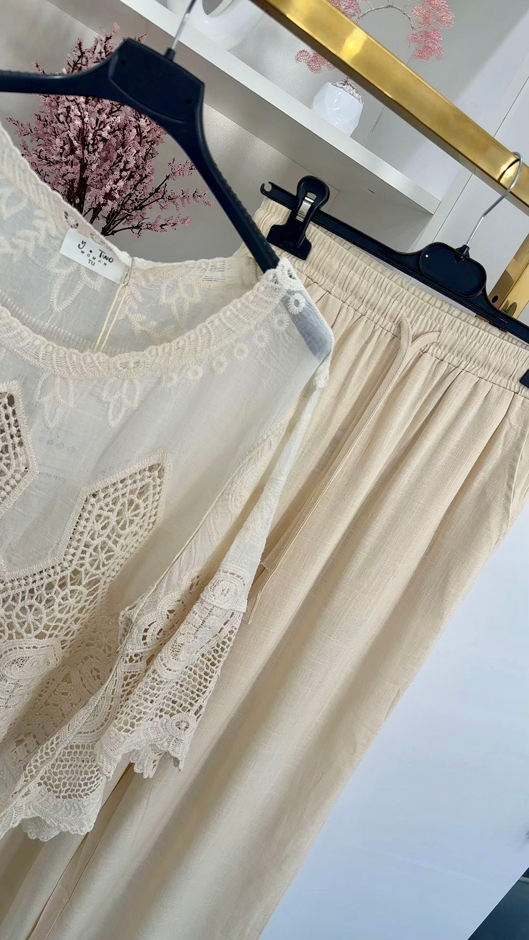 BOHO CROCHET SPITZEN BLUSE