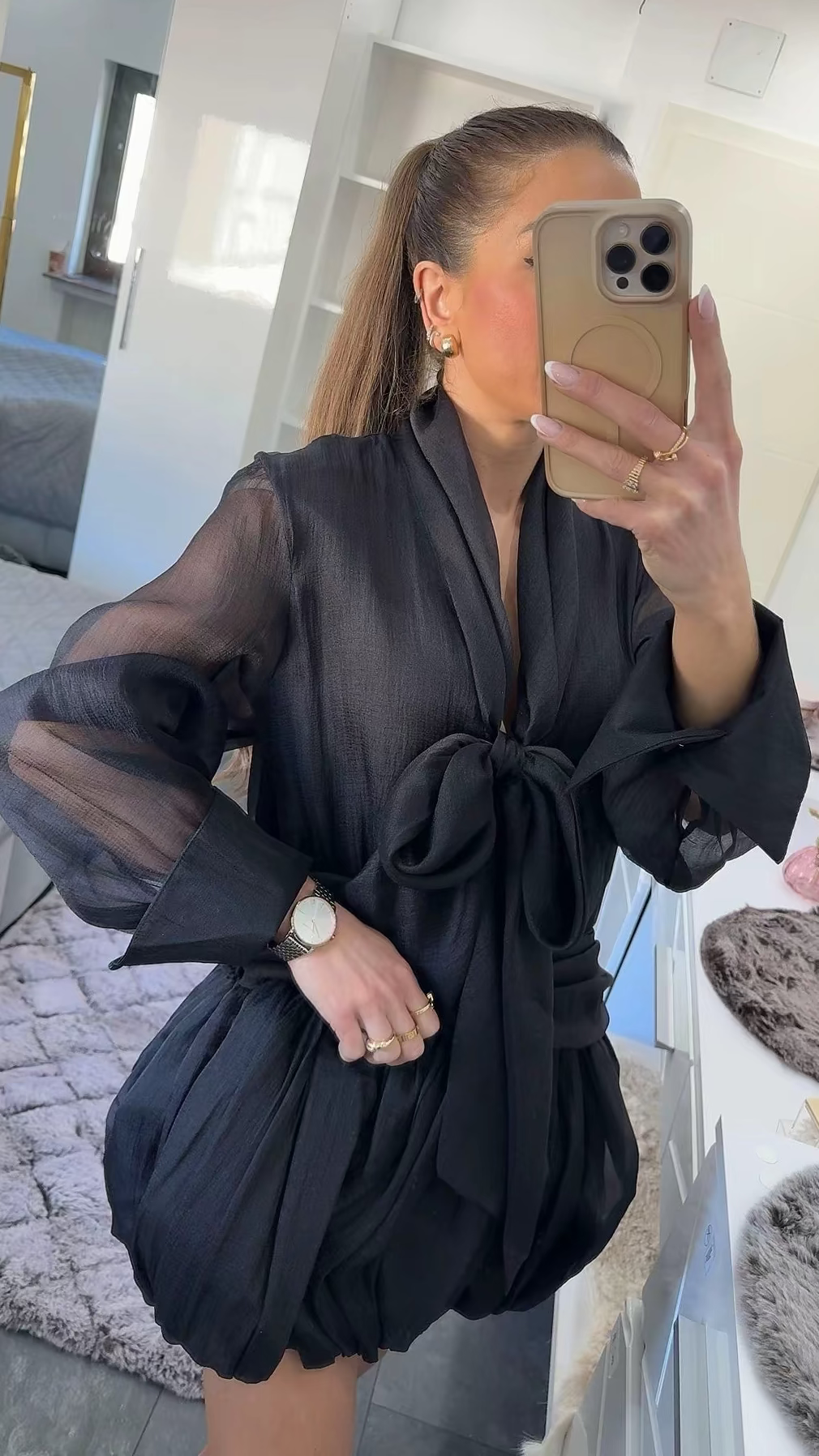 NOIR ELEGANZÈ DRESS