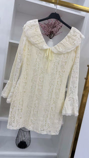 IVORY LACE WHISPER DRESS