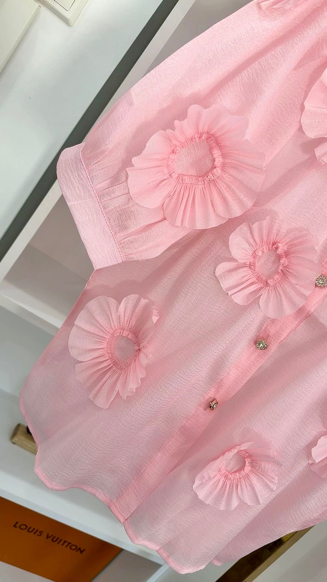 LUXURY FLORAL STATEMENT BLUSE