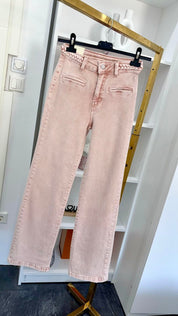 BLUSH PINK Straight Leg Jeans