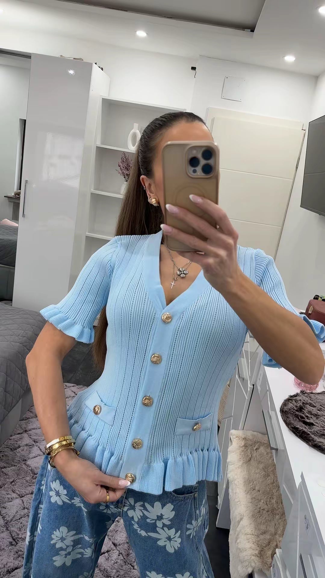 SOFT STRICK BLUSE