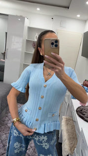 SOFT STRICK BLUSE