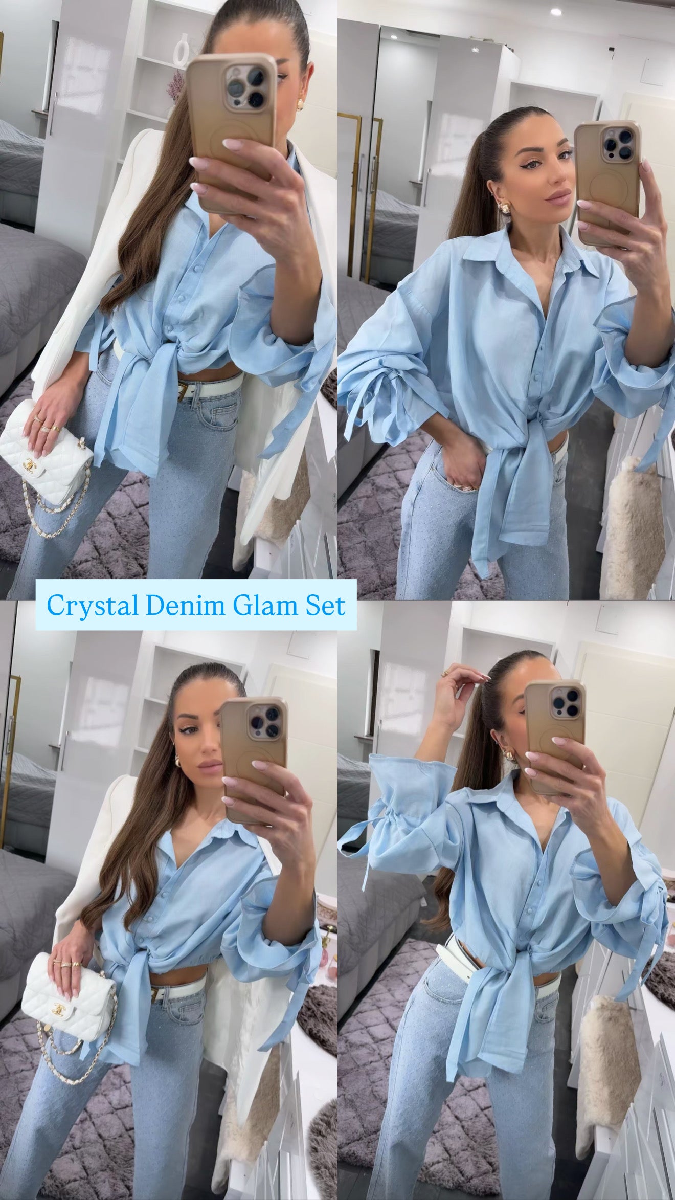ELEGANCE KNOT BLUSE