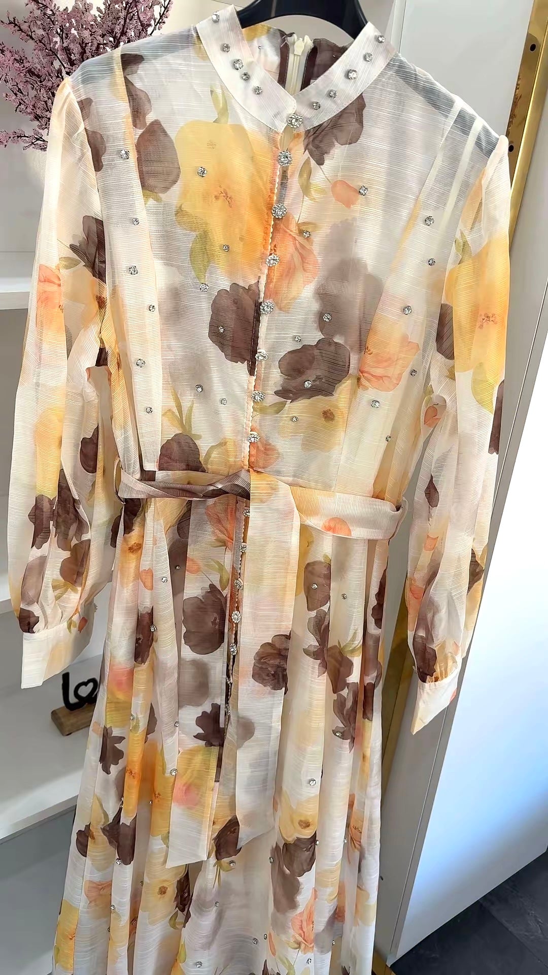 GOLDEN BLOOM MAXIDRESS
