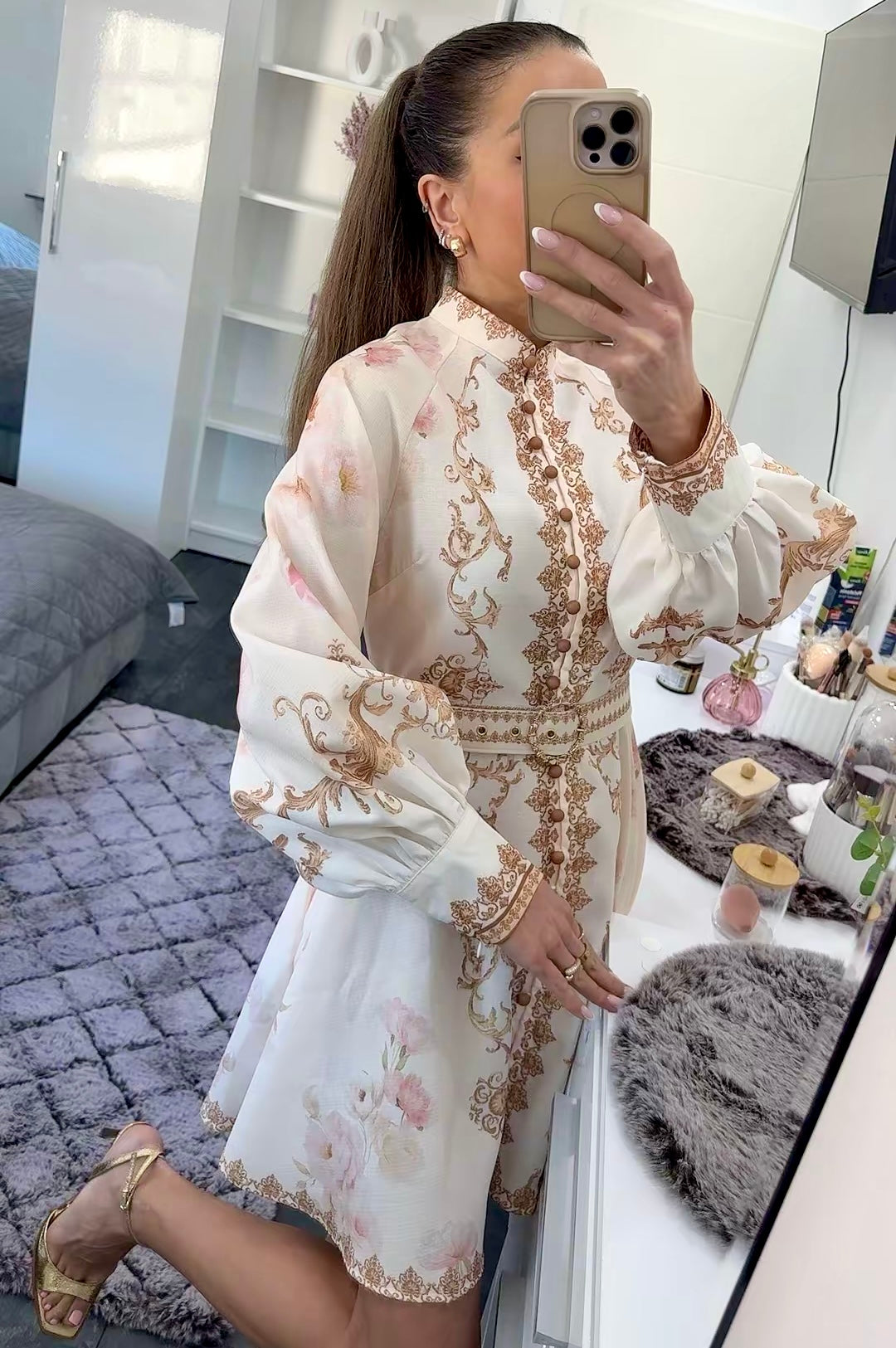 BAROQUE ROSA DRESS