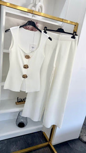 RIBBED KNIT SET