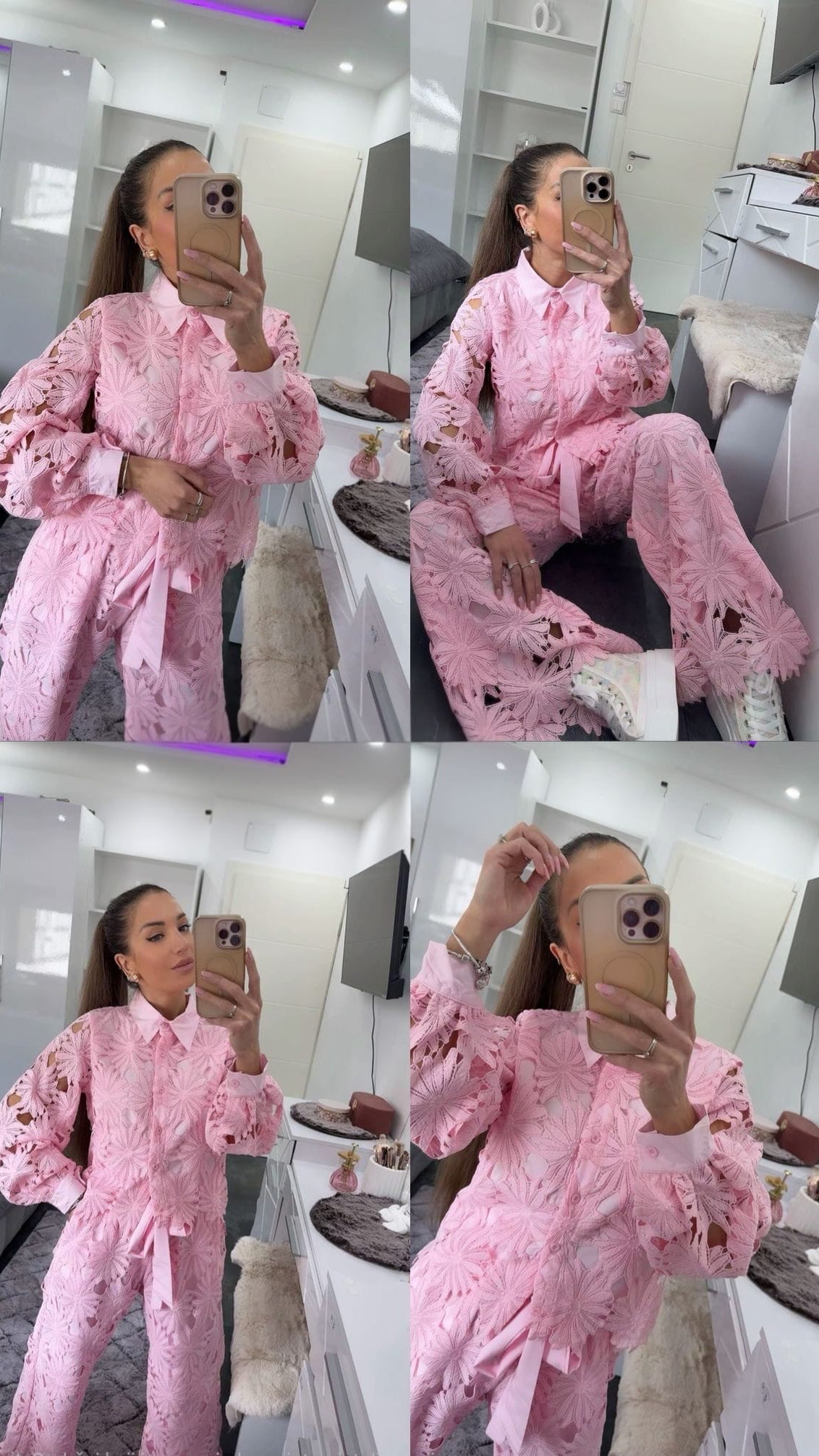 ROSE LACE SET