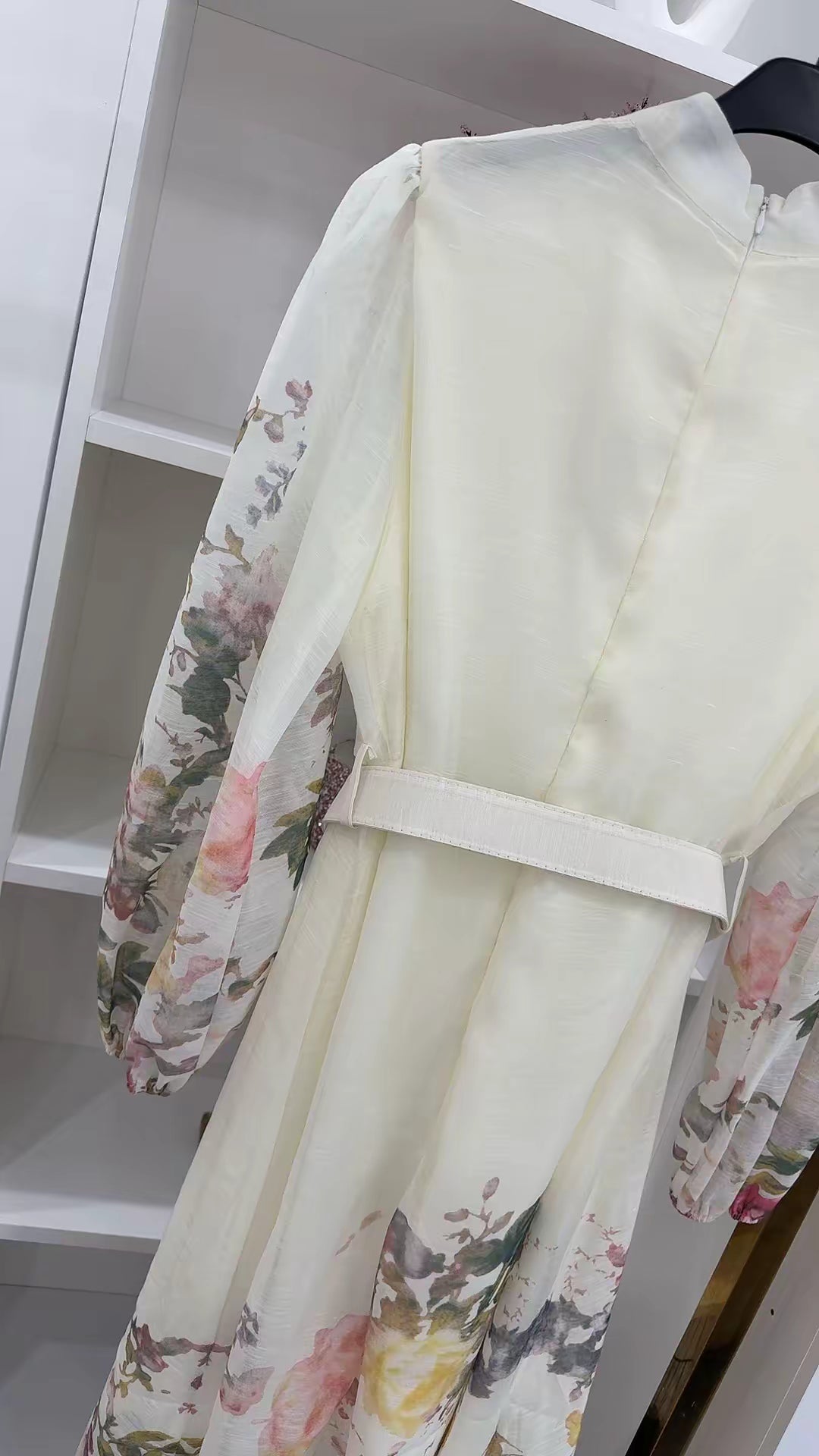 LUXURY FLORAL MIDIDRESS