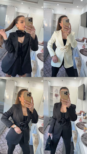 FLORAL COUTURE BLAZER