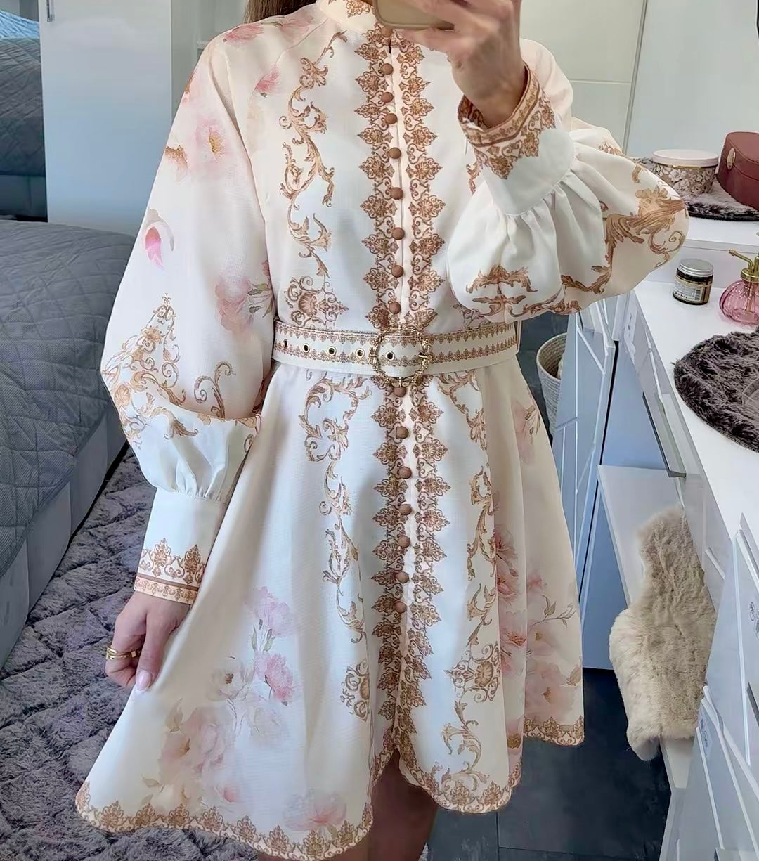 BAROQUE ROSA DRESS