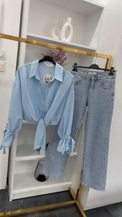 ELEGANCE KNOT BLUSE