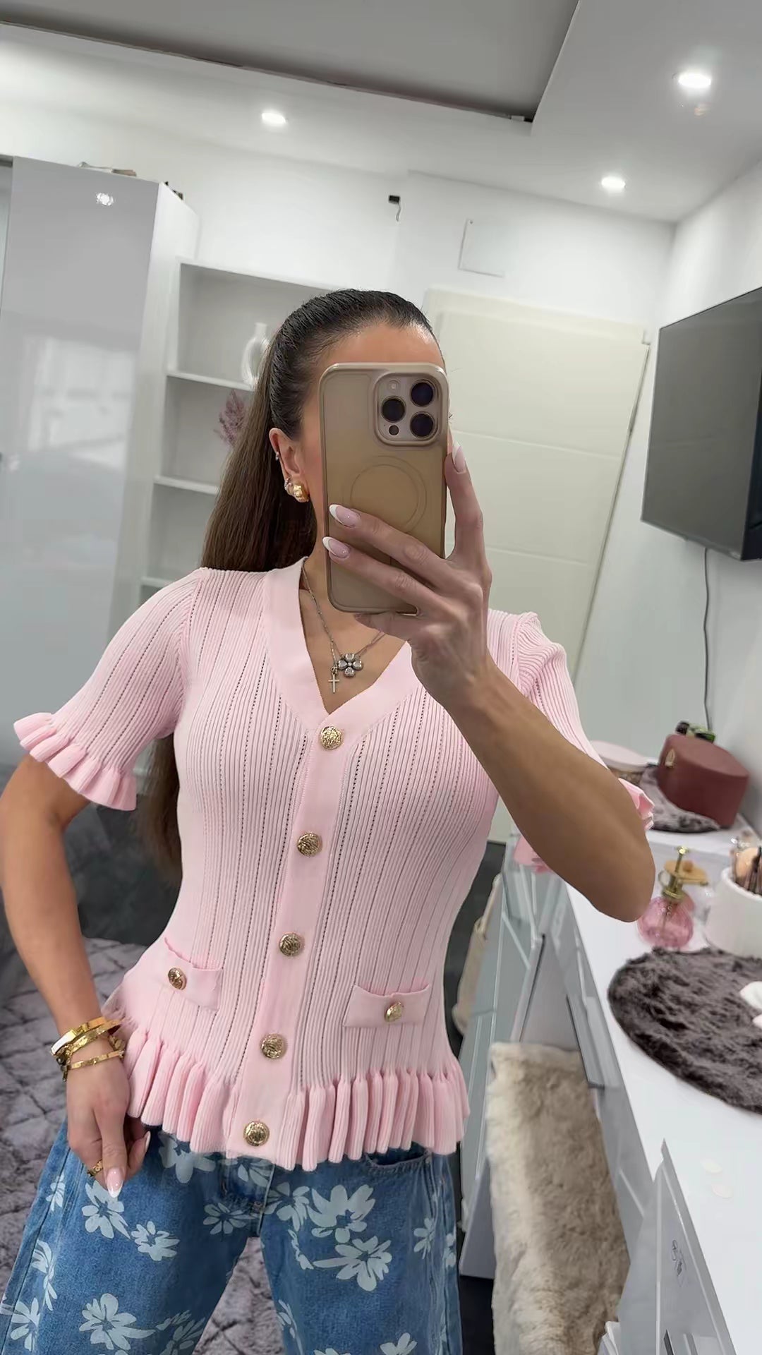 SOFT STRICK BLUSE