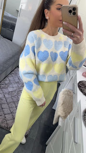 PASTEL HEART PULLOVER