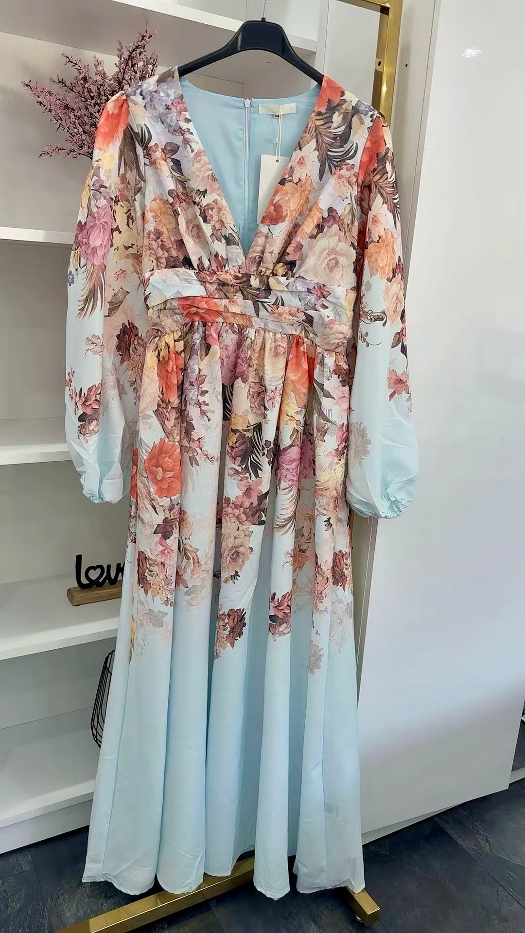 SERAPHINA FLORAL MAXI DRESS