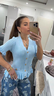 SOFT STRICK BLUSE