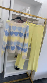PASTEL HEART PULLOVER