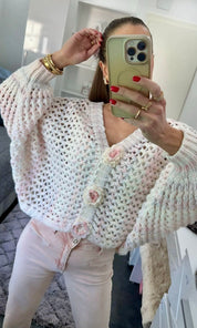 HANDMADE STYLE CHROCHET JACKE