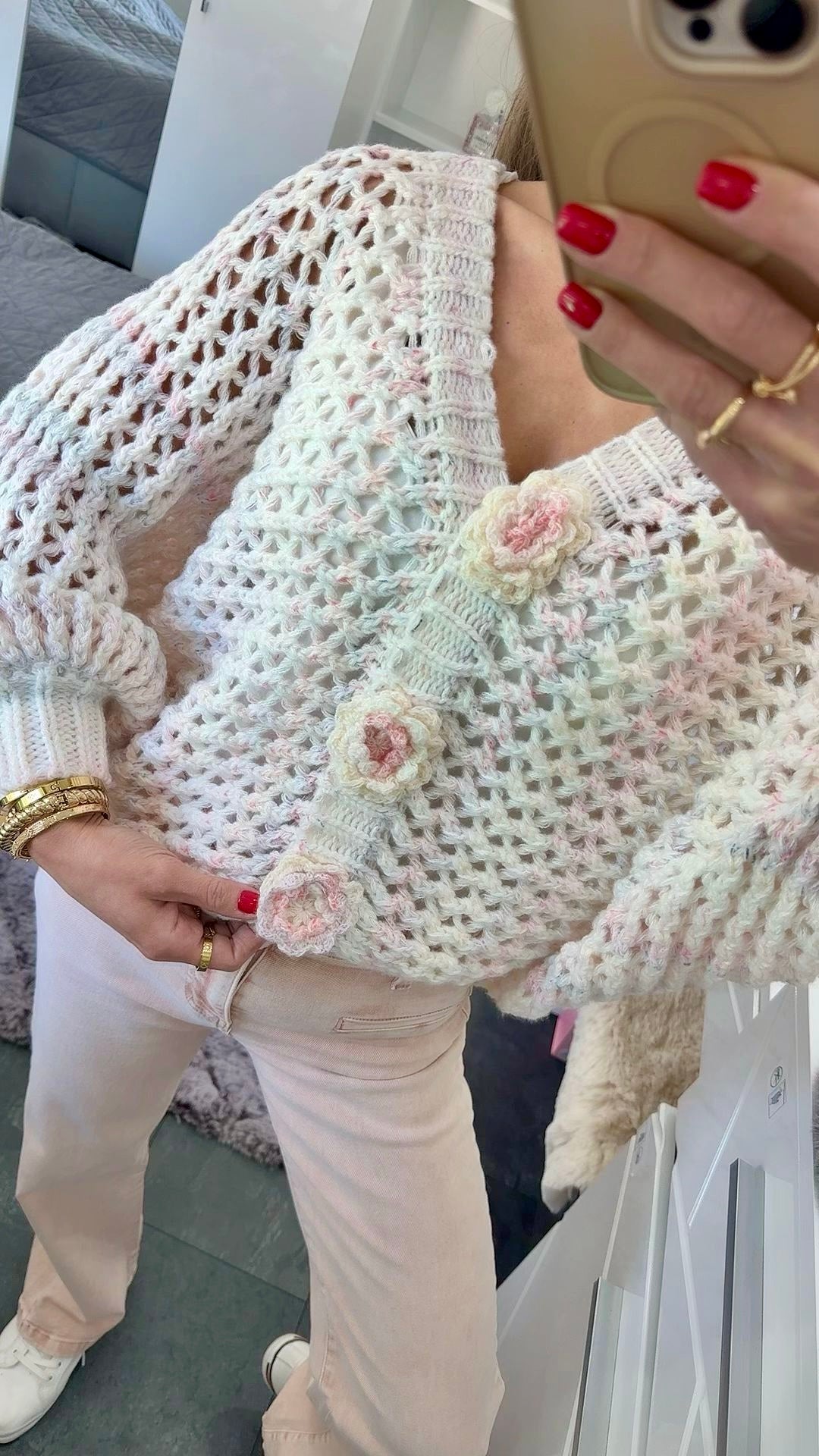 HANDMADE STYLE CHROCHET JACKE