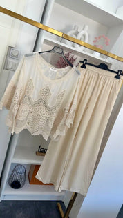 BOHO CROCHET SPITZEN BLUSE