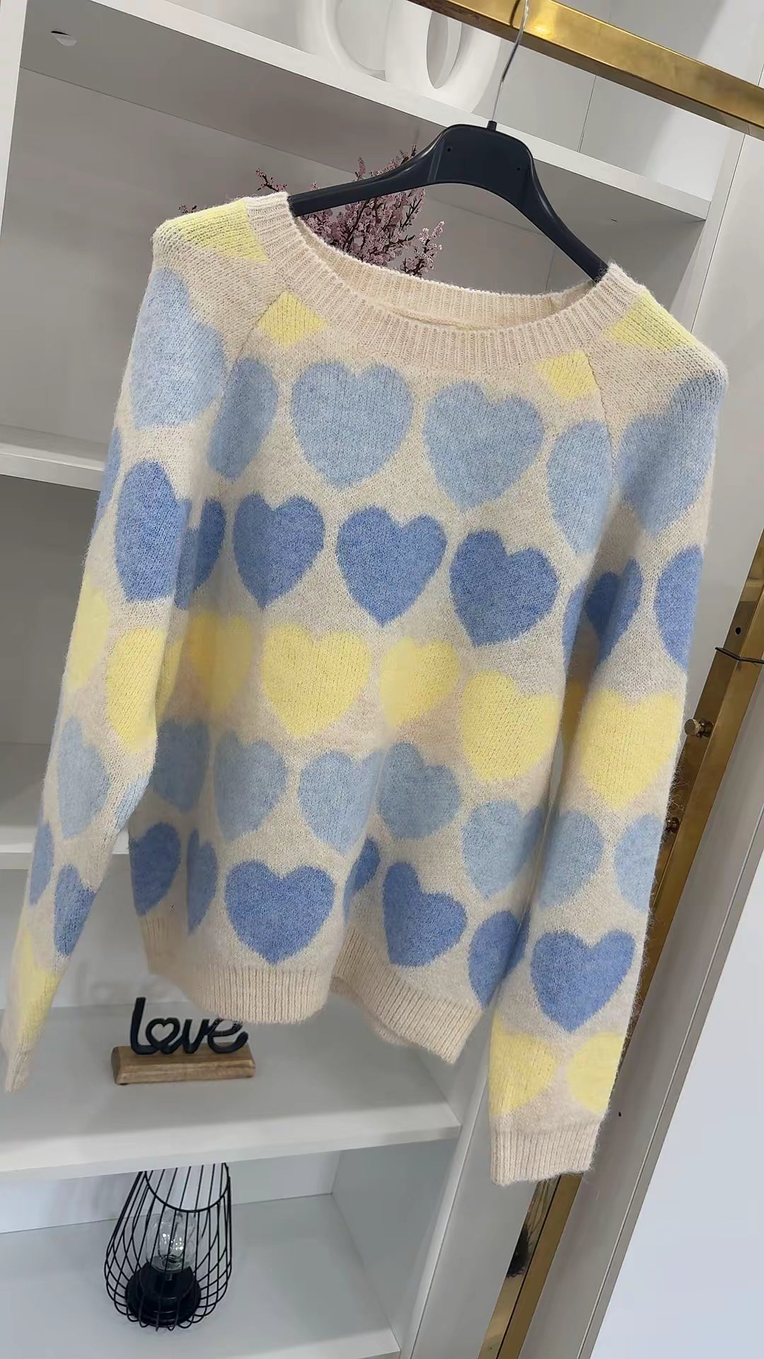 PASTEL HEART PULLOVER