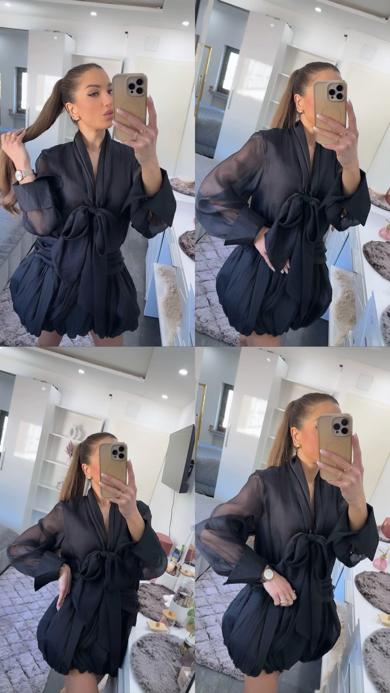 NOIR ELEGANZÈ DRESS