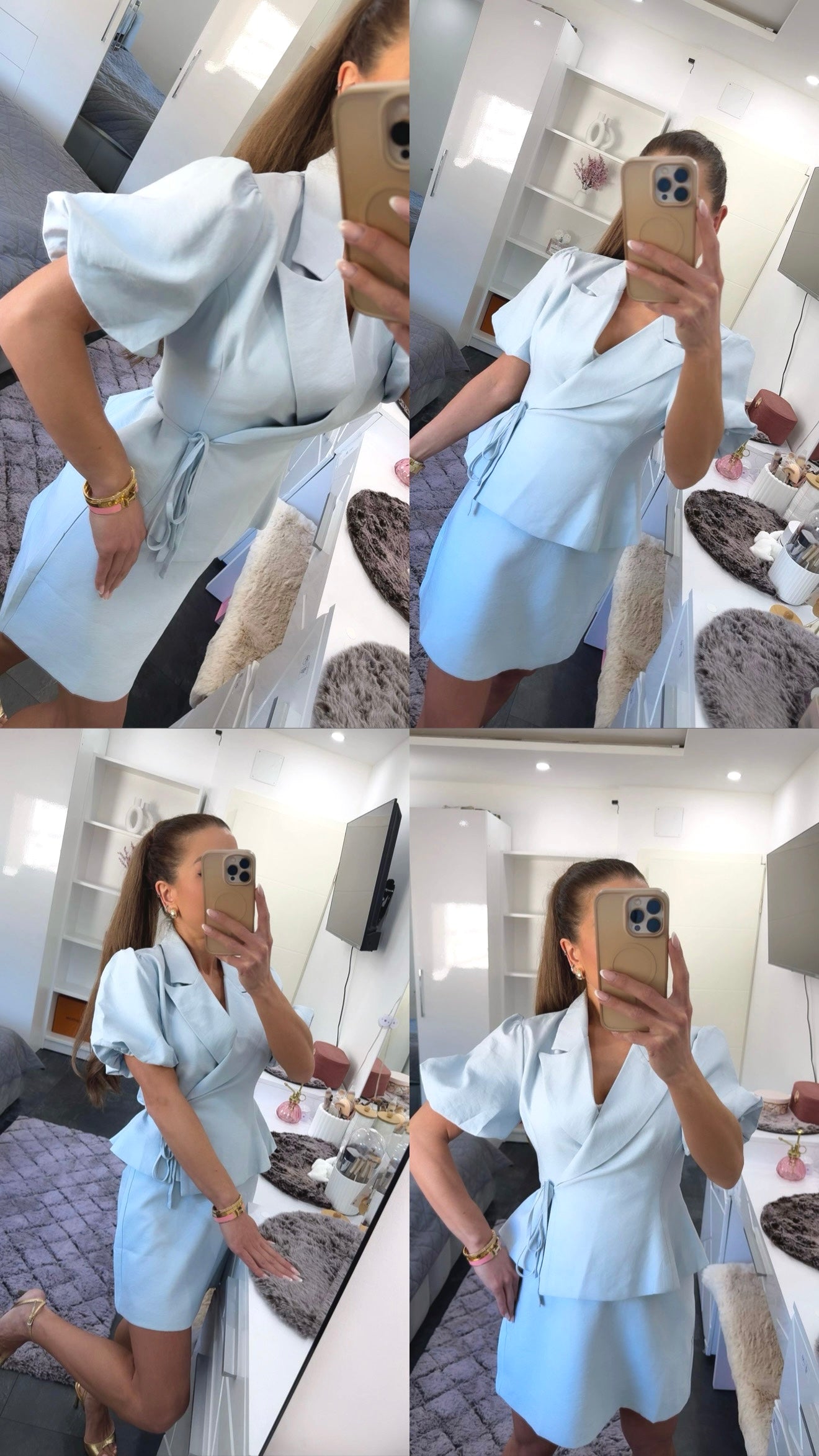 SKY BLUE ELEGANTE ANZUG