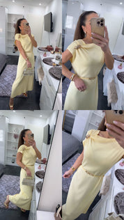 SUNLIGHT STRICK MIDIDRESS