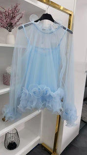 MAISON ELEGANZÈ 3-D BLUSE