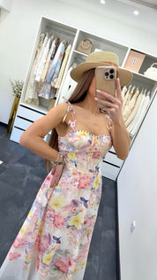 ROMANTIC FLORAL KLEID
