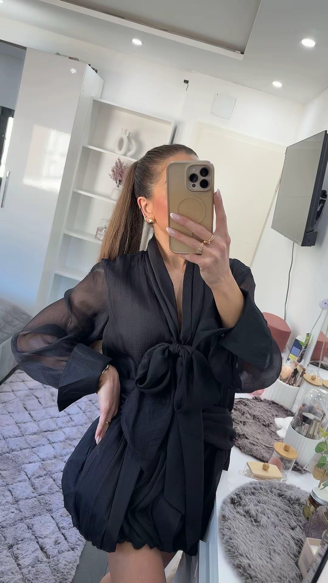 NOIR ELEGANZÈ DRESS