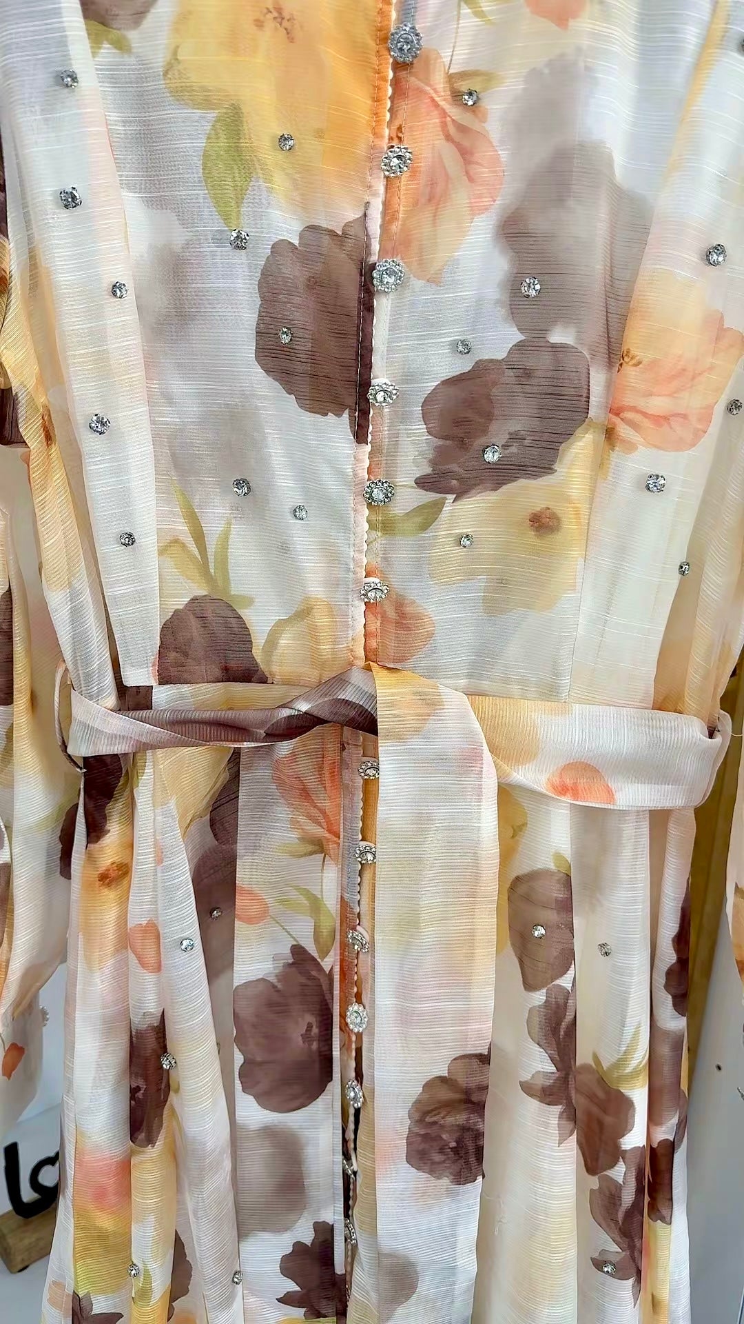 GOLDEN BLOOM MAXIDRESS
