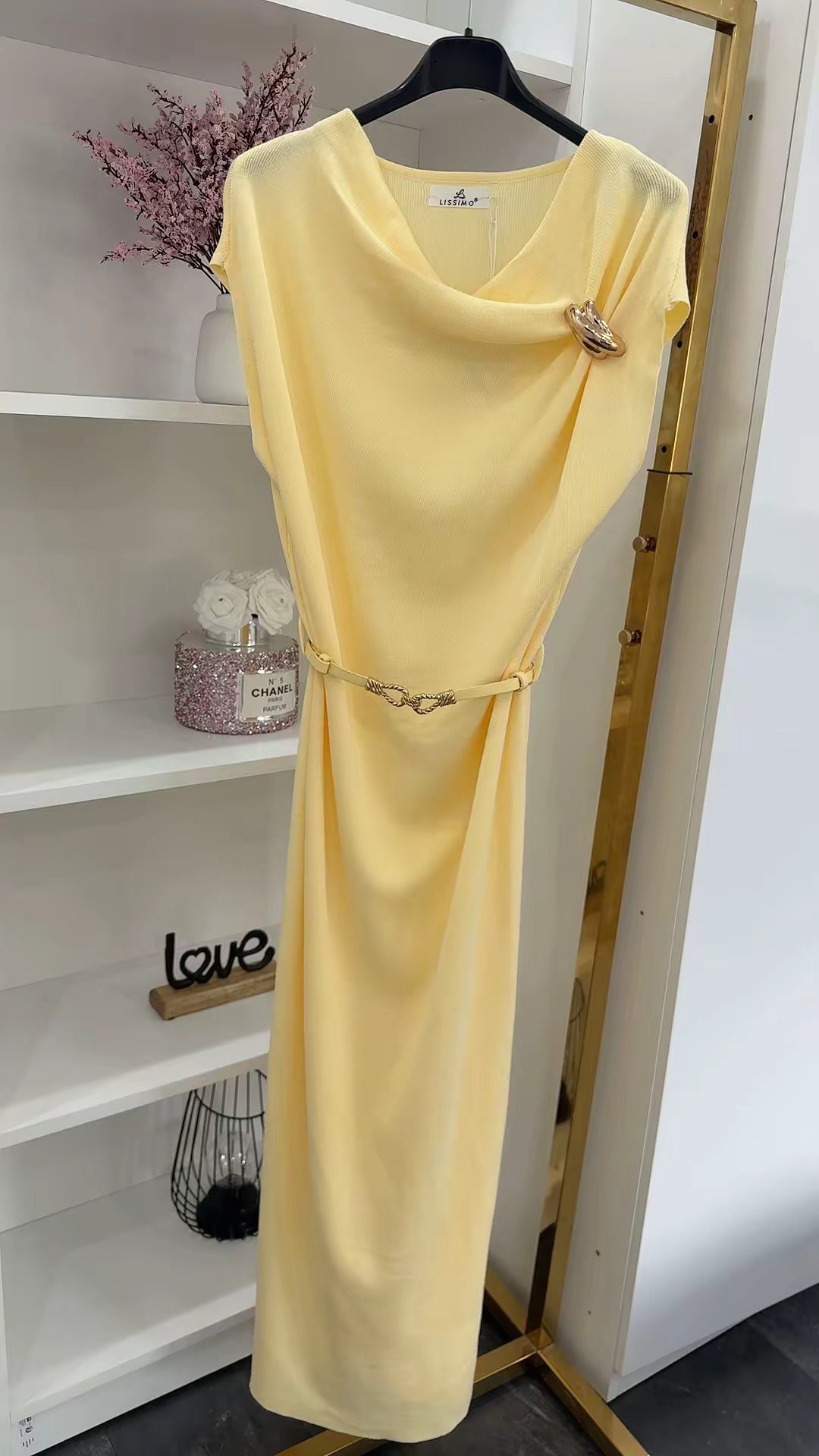 SUNLIGHT STRICK MIDIDRESS