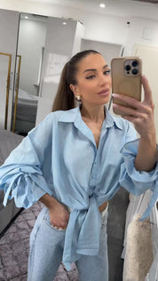 ELEGANCE KNOT BLUSE
