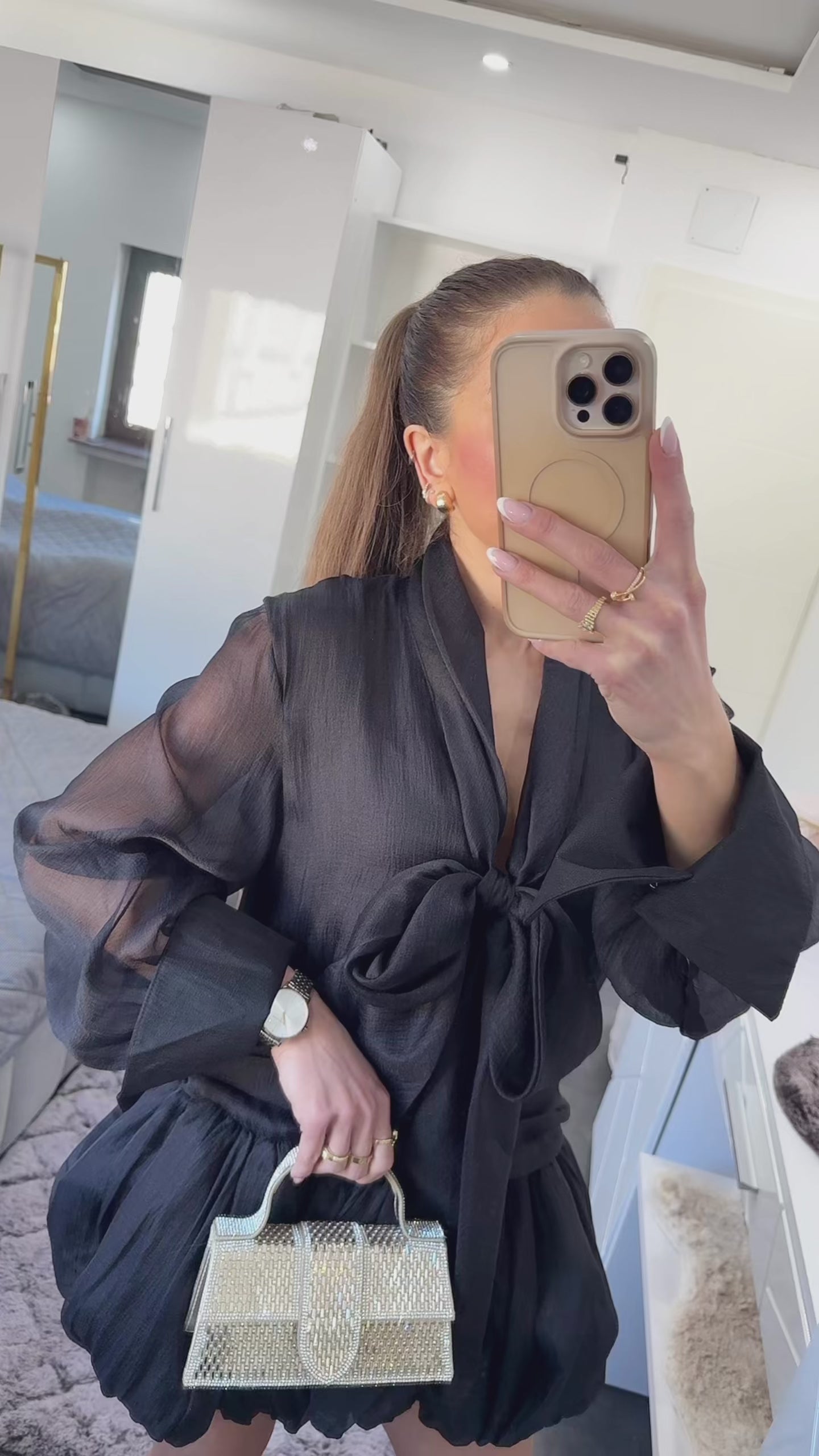 NOIR ELEGANZÈ DRESS