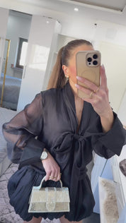 NOIR ELEGANZÈ DRESS