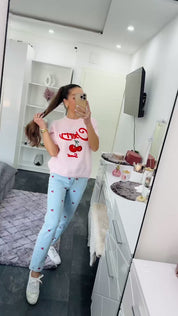 CHERRY CHIC MOM JEANS